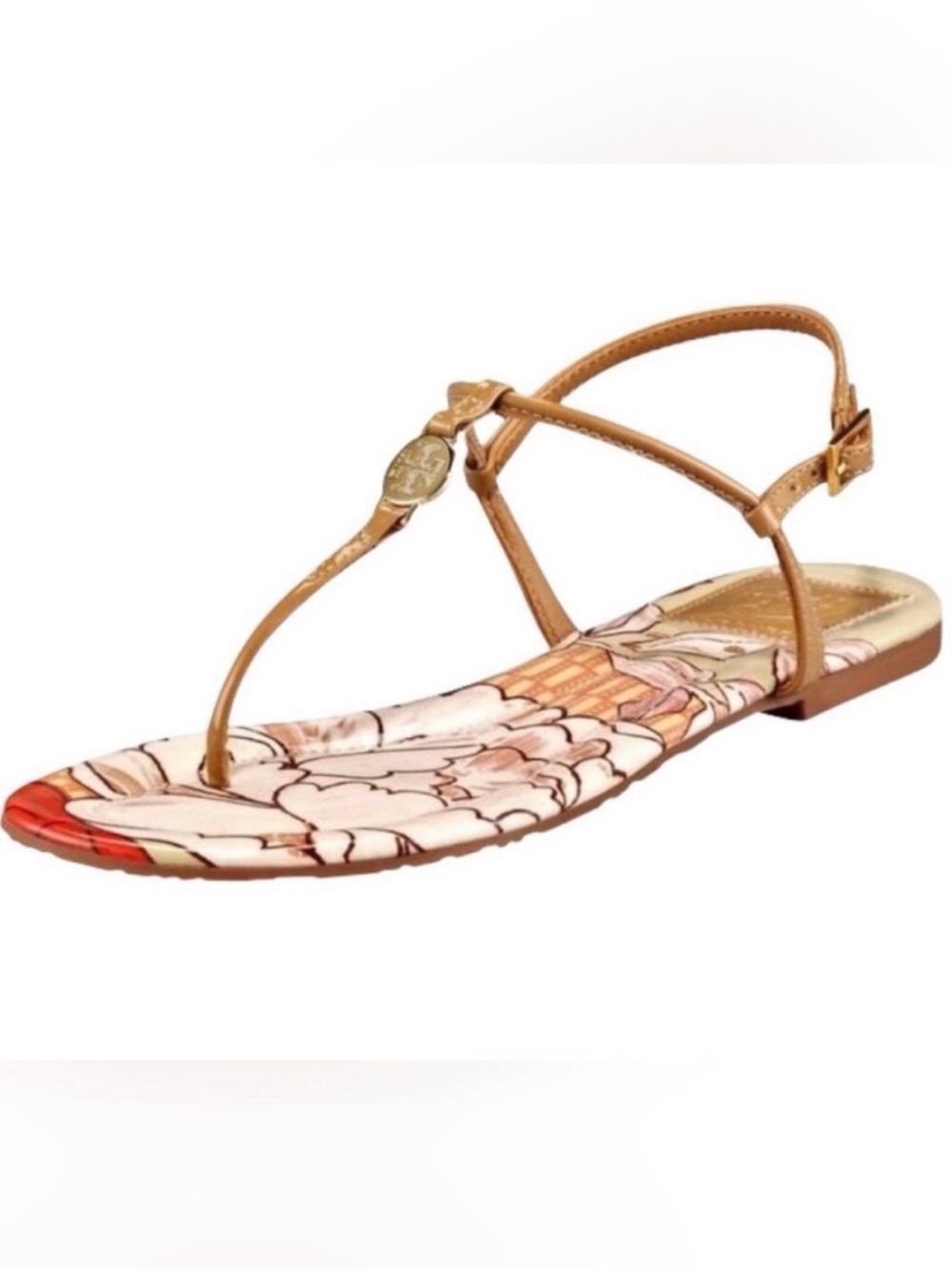 TORY BURCH Emmy Patent T-Strap Sandals